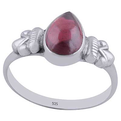 Garnet 925 Sterling Silver Ring - R3402563-2