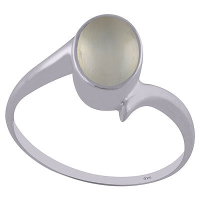 Alluring Shank Around Prehnite Oval Shape 925 Sterling Solid Silver Ring - R3402577-7