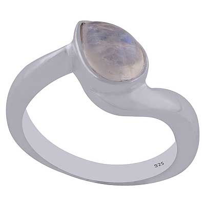 Rainbow Moonstone 925 Sterling Silver Ring - R3402580-1