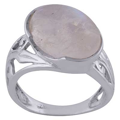 Rainbow Moonstone 925 Sterling Silver Ring - R3402585-1