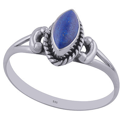 Lapis 925 Sterling Silver Ring - R3402591-34