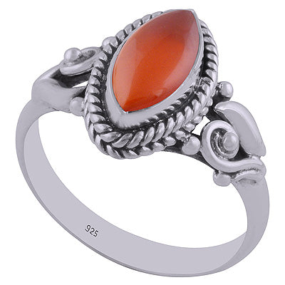 Carnelian 925 Sterling Silver Ring - R3402599-20