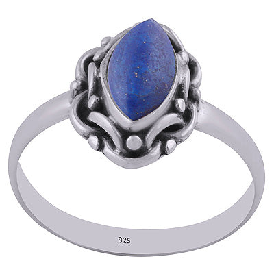 Lapis 925 Sterling Silver Ring - R3402608-15