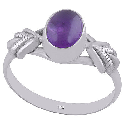 Amethyst 925 Sterling Silver Ring - R3402669-1