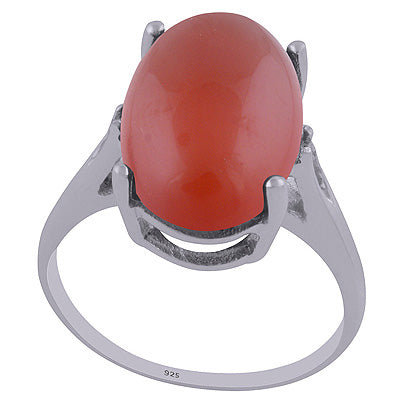 Carnelian 925 Sterling Silver Ring - R3402703-4
