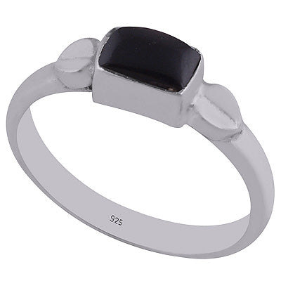 Black Onyx 925 Sterling Silver Ring - R3402704-11
