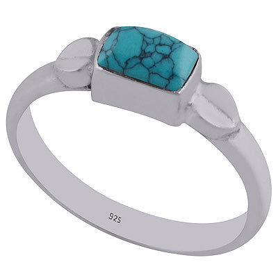 Turquoise 925 Sterling Silver Ring - R3402704-3