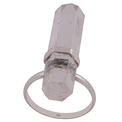 Crystal 925 Sterling Silver Ring - R3402718-8