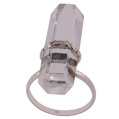 Crystal 925 Sterling Silver Ring - R3402719-7