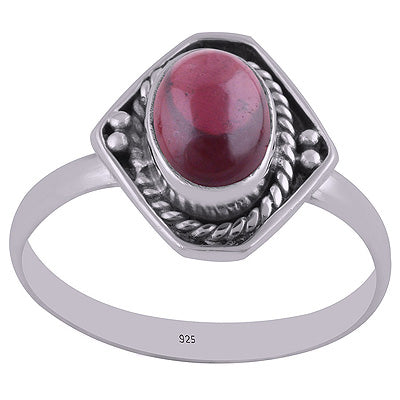Garnet 925 Sterling Silver Ring - R3402725-2