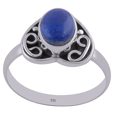 Lapis 925 Sterling Silver Ring - R3402728-6