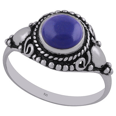 Lapis 925 Sterling Silver Ring - R3402766-4