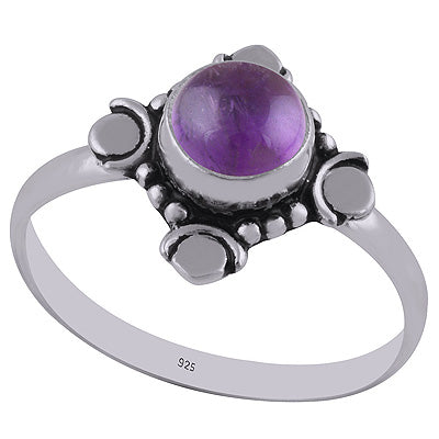 Amethyst 925 Sterling Silver Ring - R3402770-1