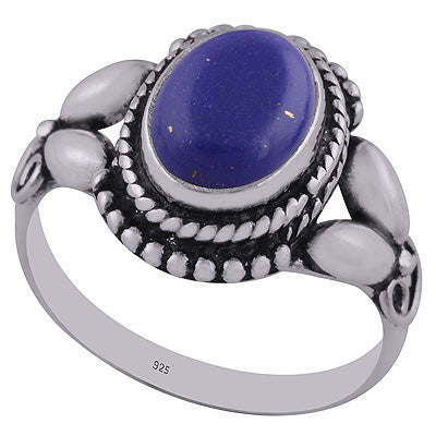 Lapis 925 Sterling Silver Ring - R3402775-4