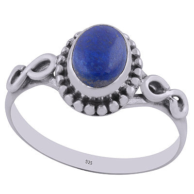Lapis 925 Sterling Silver Ring - R3402777-6