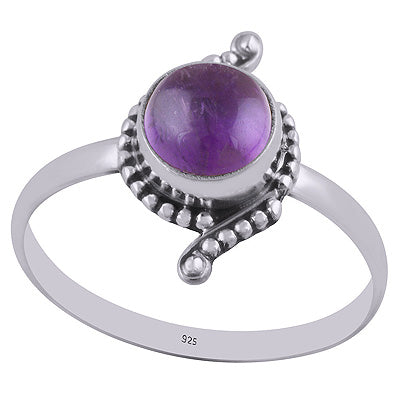 Amethyst 925 Sterling Silver Ring - R3402779-1