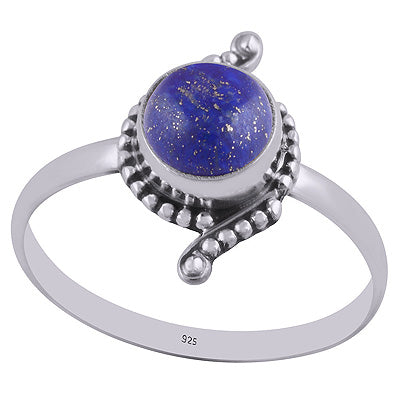 Lapis 925 Sterling Silver Ring - R3402779-6