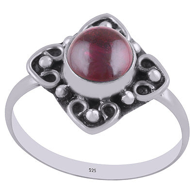 Garnet 925 Sterling Silver Ring - R3402791-2