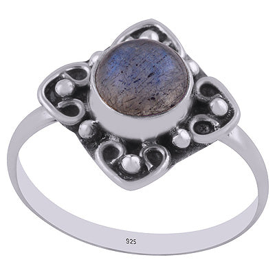 Labradorite 925 Sterling Silver Ring - R3402791-5
