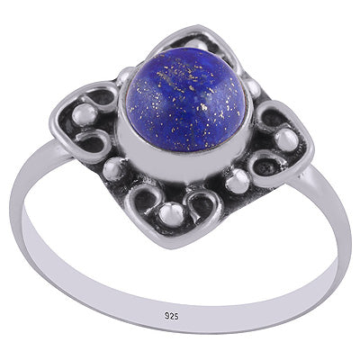 Lapis 925 Sterling Silver Ring - R3402791-6