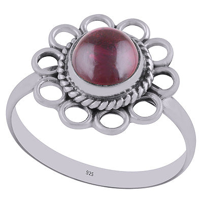 Garnet 925 Sterling Silver Ring - R3402794-2