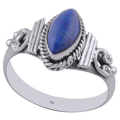 Lapis 925 Sterling Silver Ring - R3402805-5
