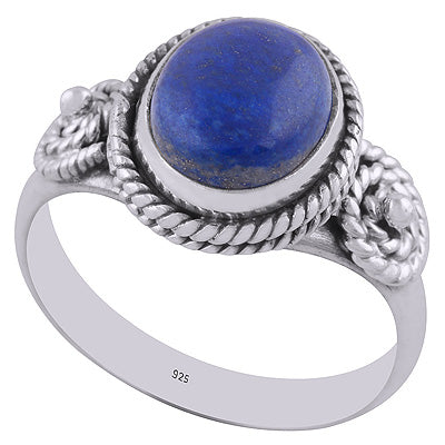 Lapis 925 Sterling Silver Ring - R3402813-5