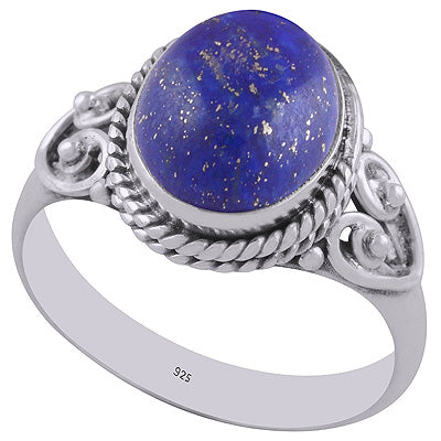 Lapis 925 Sterling Silver Ring - R3402815-5