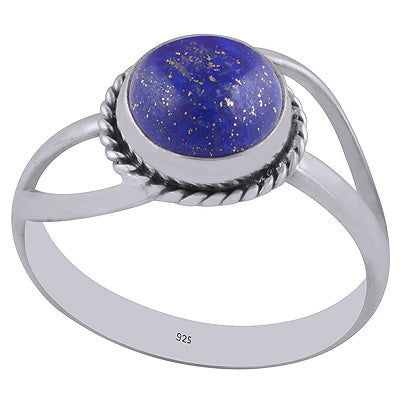 Lapis 925 Sterling Silver Ring - R3402818-5