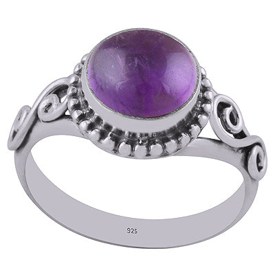 Amethyst 925 Sterling Silver Ring - R3402819-1