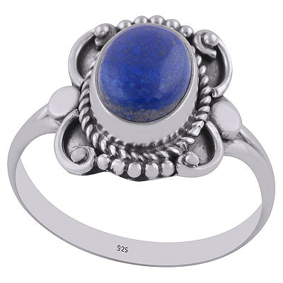 Lapis 925 Sterling Silver Ring - R3402823-5