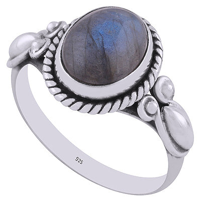 Labradorite 925 Sterling Silver Ring - R3402828-6