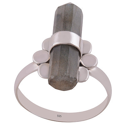 Labradorite 925 Sterling Silver Ring - R3402838-3