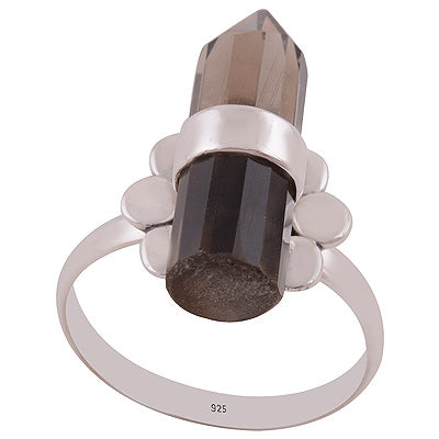 Smoky Topaz 925 Sterling Silver Ring - R3402838-4