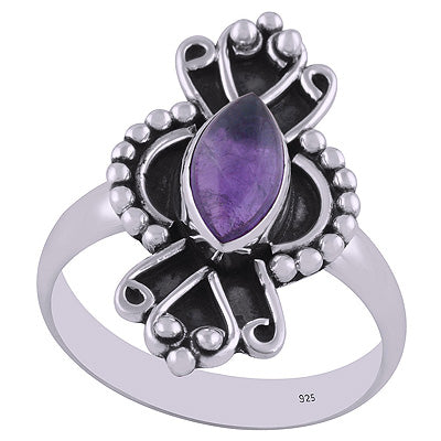 Amethyst 925 Sterling Silver Ring - R3402847-1