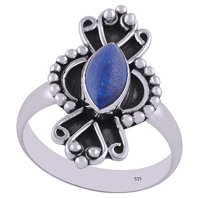 Lapis 925 Sterling Silver Ring - R3402847-6