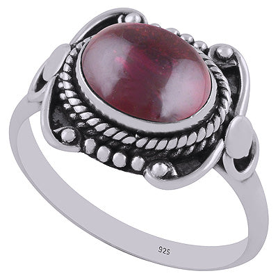 Garnet 925 Sterling Silver Ring - R3402854-2