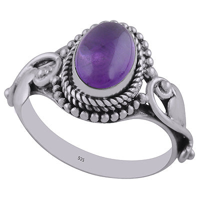 Amethyst 925 Sterling Silver Rings - R3402855-1