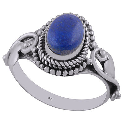 Lapis 925 Sterling Silver Rings - R3402855-6