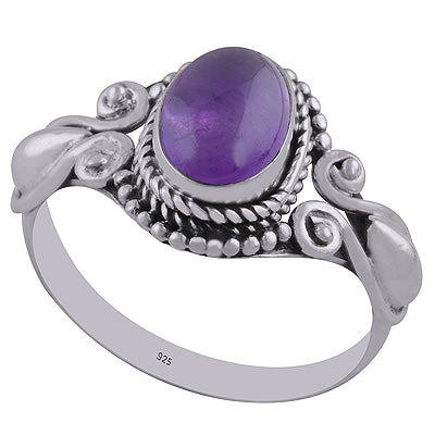 Amethyst 925 Sterling Silver Rings - R3402856-1