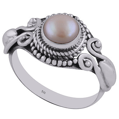 Pearl 925 Sterling Silver Rings - R3402856-13