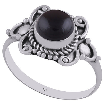 Black Onyx 925 Sterling Silver Rings - R3402860-12