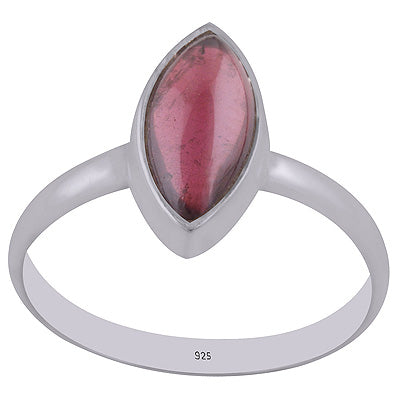 Gorgeous Simple Garnet Marquise Shape 925 Sterling Solid Silver Ring - R3402912-2