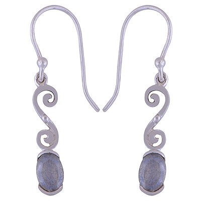 925 Sterling Silver Labradorite Earrings - R3500570-133