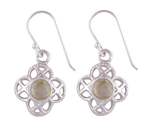 925 Sterling Silver Lemon Quartz Earrings - R3500759-16