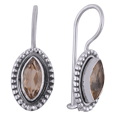 925 Sterling Silver Citrine Earrings - R3500936-75