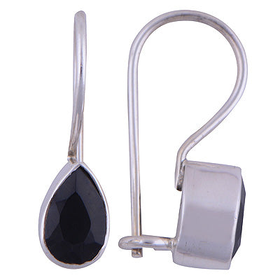 925 Sterling Silver Black Onyx Earrings - R3500966-59