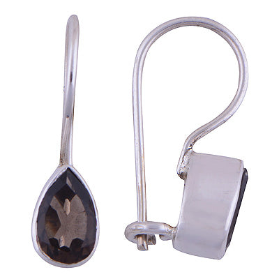 925 Sterling Silver Smoky Topaz Earrings - R3500966-71