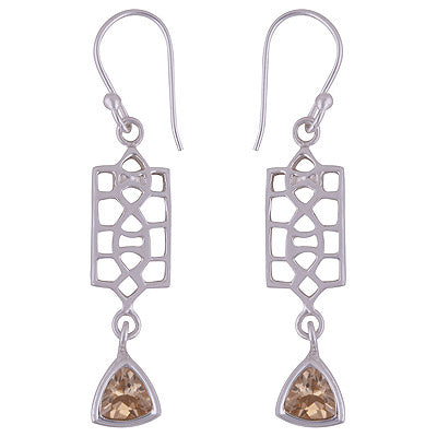 925 Sterling Silver Citrine Earrings - R3500989-18