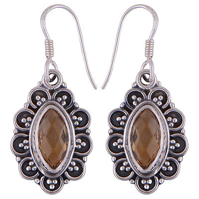 925 Sterling Silver Citrine Earrings - R3501029-20
